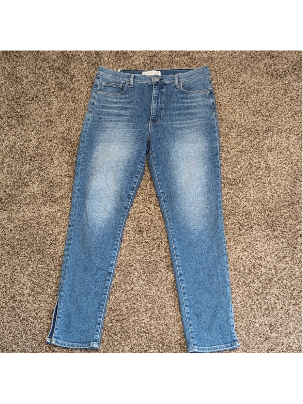 Denim Forum The Lola High Rise Skinny Stretchy Size 32x29